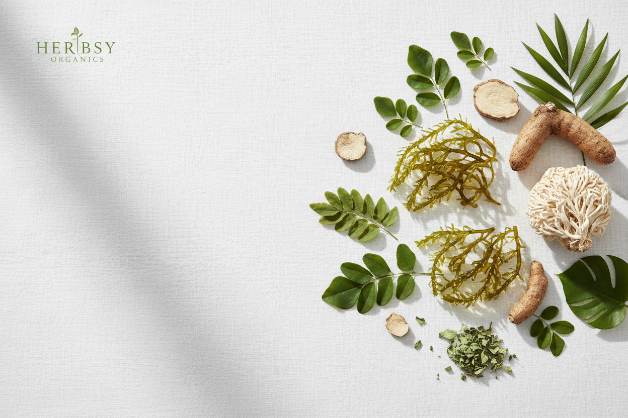 Herbsy Organics - Clean Ingredients Hero Banner